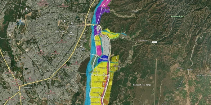 Panchkula Extension 1 Masterplan map