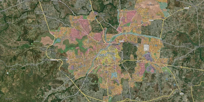 Pune PMC Masterplan: Zone Check and Land Use Guide map