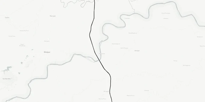 Agra - Gwalior Expressway map