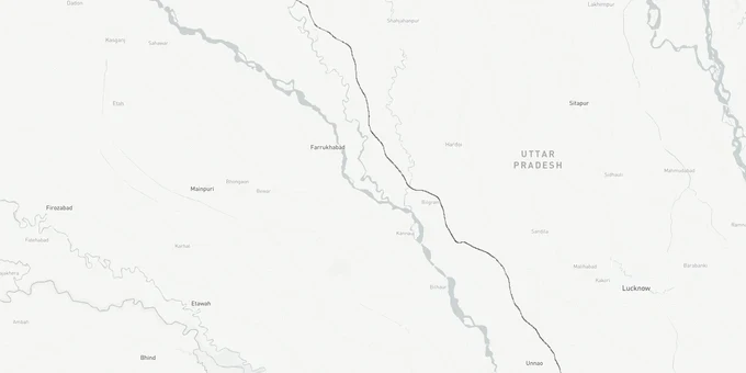 Ganga Expressway map