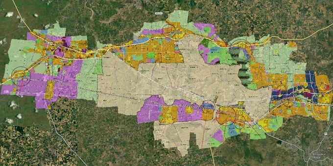 Pithampur Development Plan 2035: DMIC Zone Check and Land Use Guide map